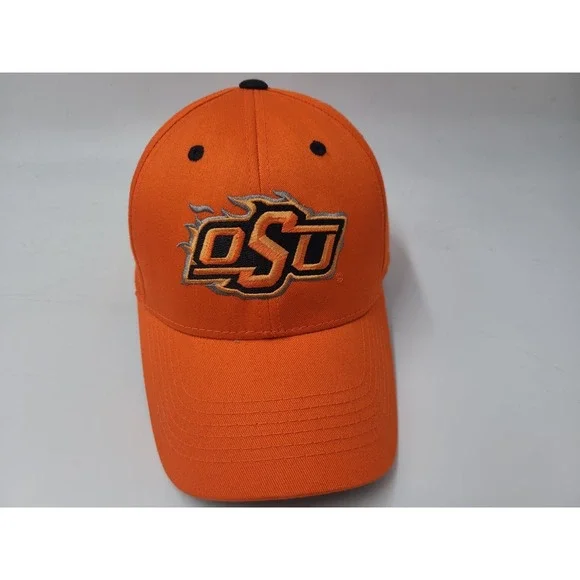 Oklahoma State University Cowboys Flames Captivating Headgear Adjustable Hat Cap - Picture 1 of 14